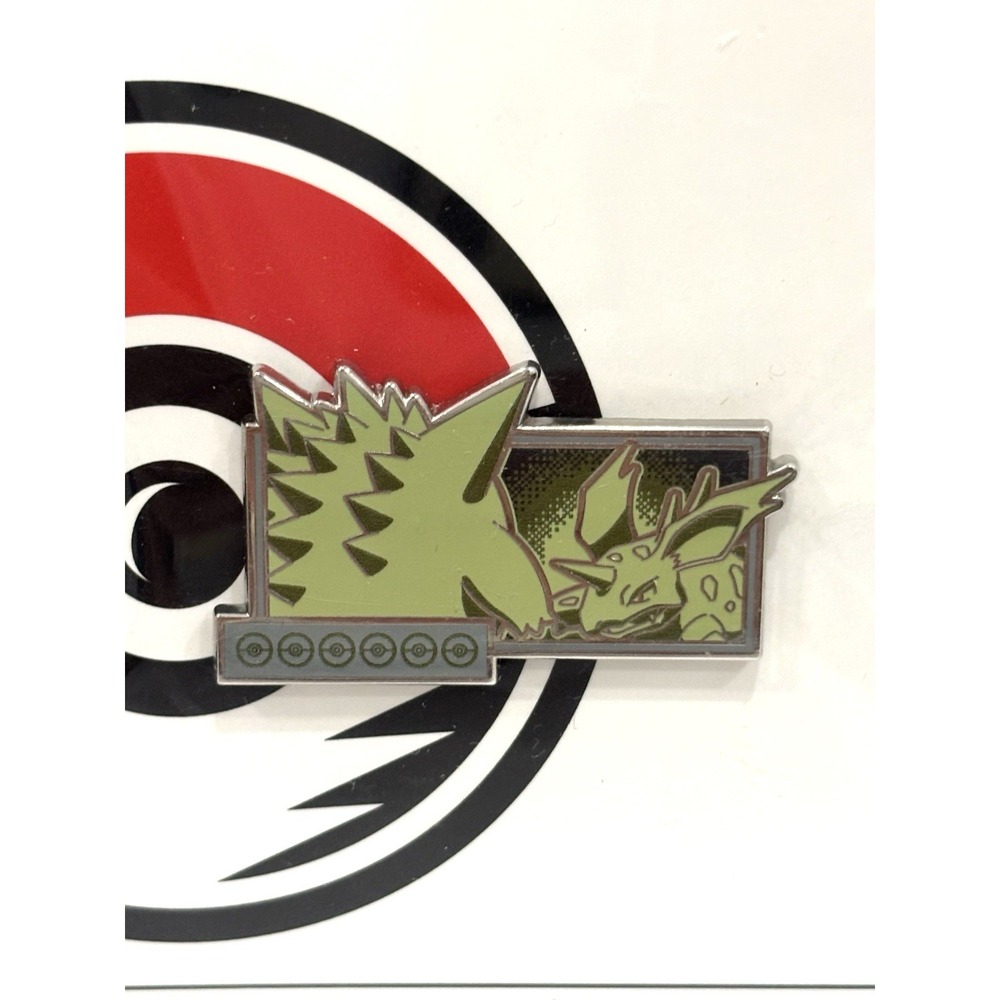 Pokémon Center Opening Scene Tyranitar Nidorino Enamel Pin New Sealed